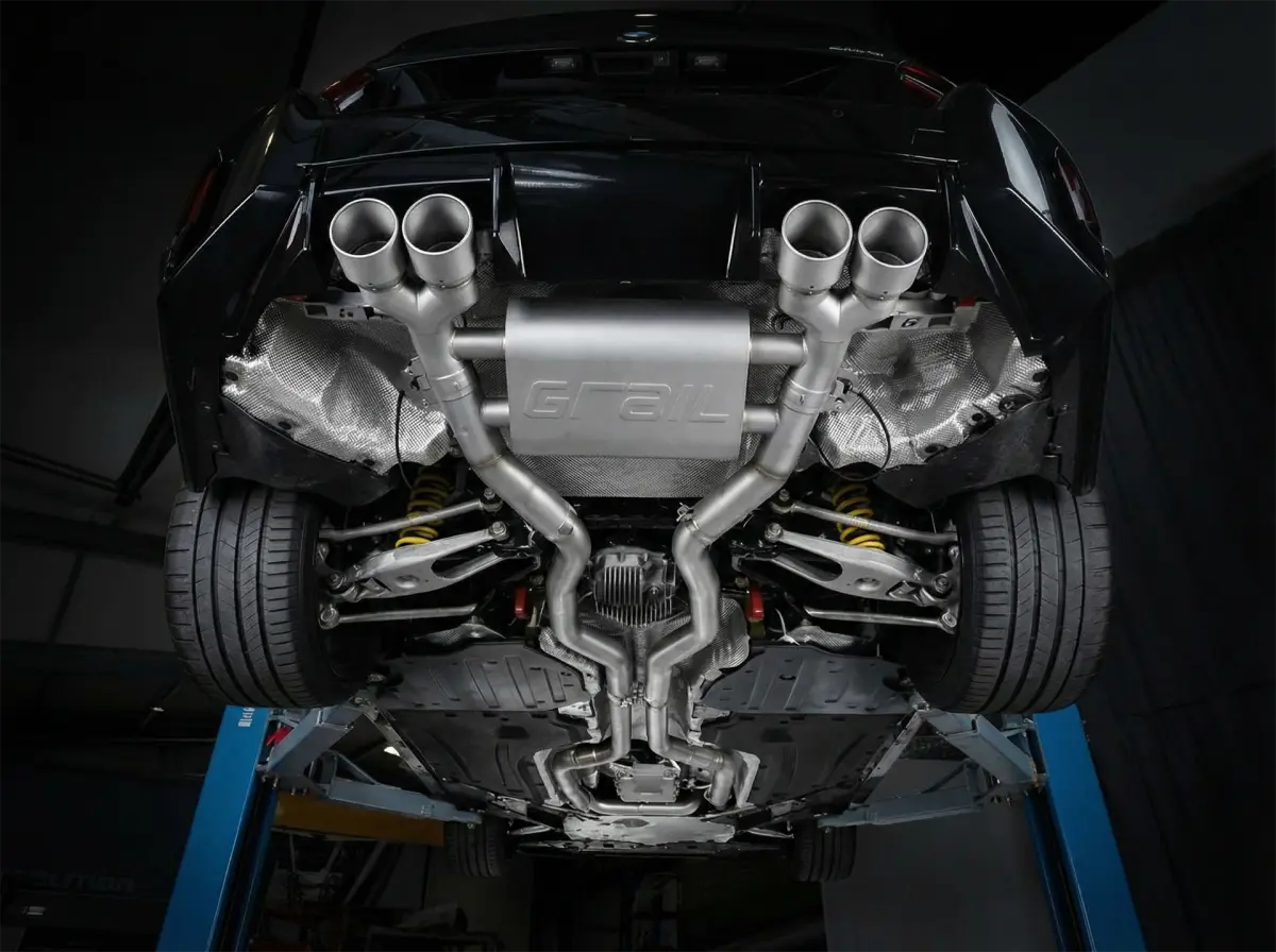 Grail Abgasanlage 3 Zoll passend für BMW M2 / M2 CS G87 (S58) – Klappenanlage   Grail