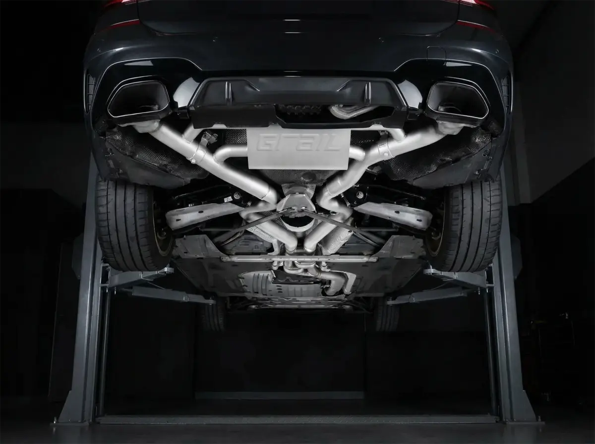 Grail Abgasanlage 3 Zoll passend für BMW 4er M440i G22 / G23 (B58) – Klappenanlage   Grail