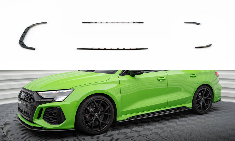 Carbon Bodykit Set Frotnspoiler Seitenschweller Heckansatz für Audi RS3 8Y Limousine   Maxton Design