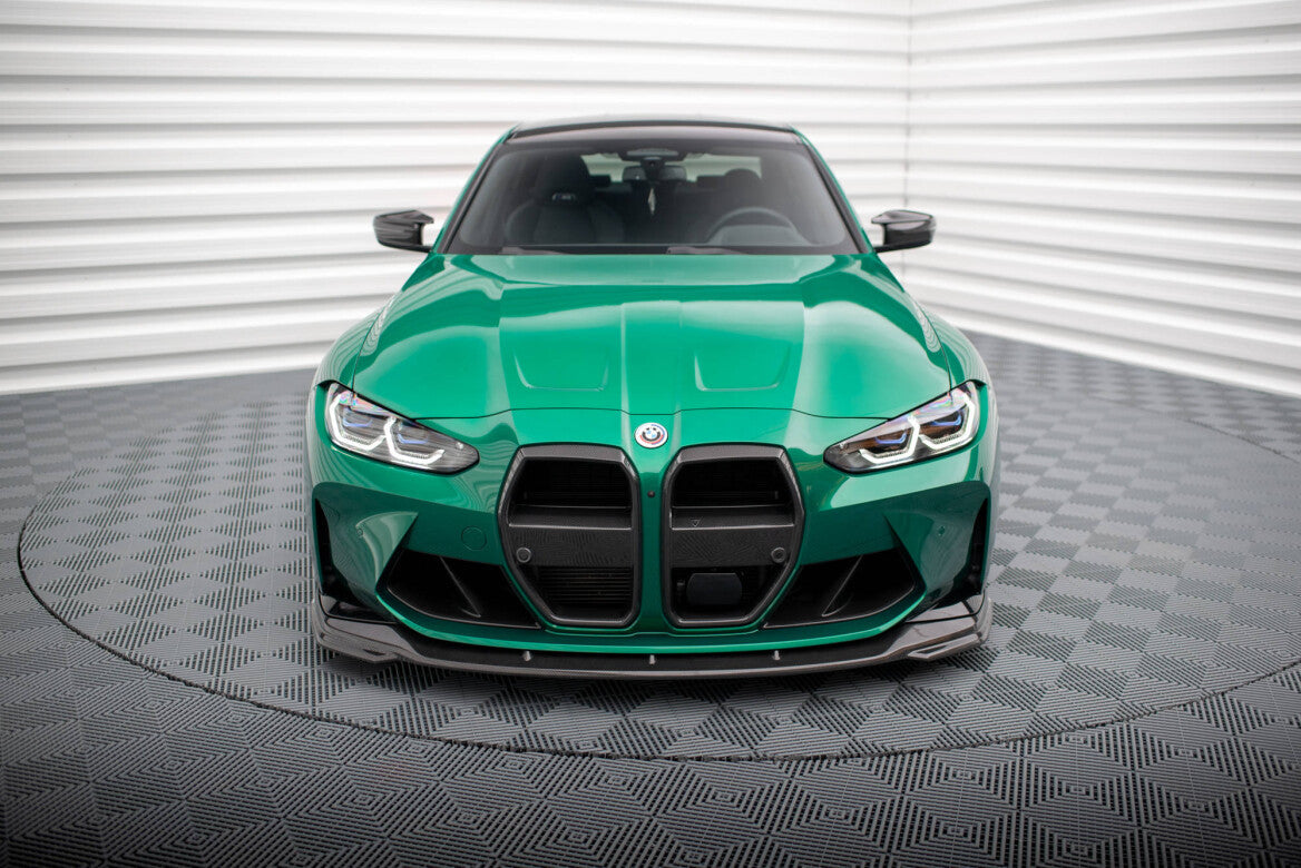 Carbon Bodykit Set Frotnspoiler Seitenschweller Heckansatz für BMW M3 G80   Maxton Design