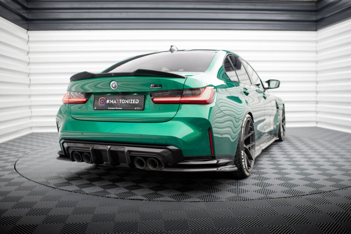 Carbon Bodykit Set Frotnspoiler Seitenschweller Heckansatz für BMW M3 G80   Maxton Design