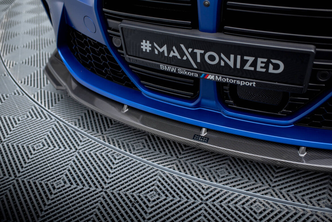 Carbon Bodykit Set Frotnspoiler Seitenschweller Heckansatz für BMW M3 G81   Maxton Design