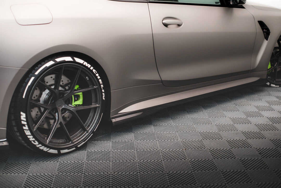Carbon Bodykit Set Frotnspoiler Seitenschweller Heckansatz für BMW M4 G82   Maxton Design