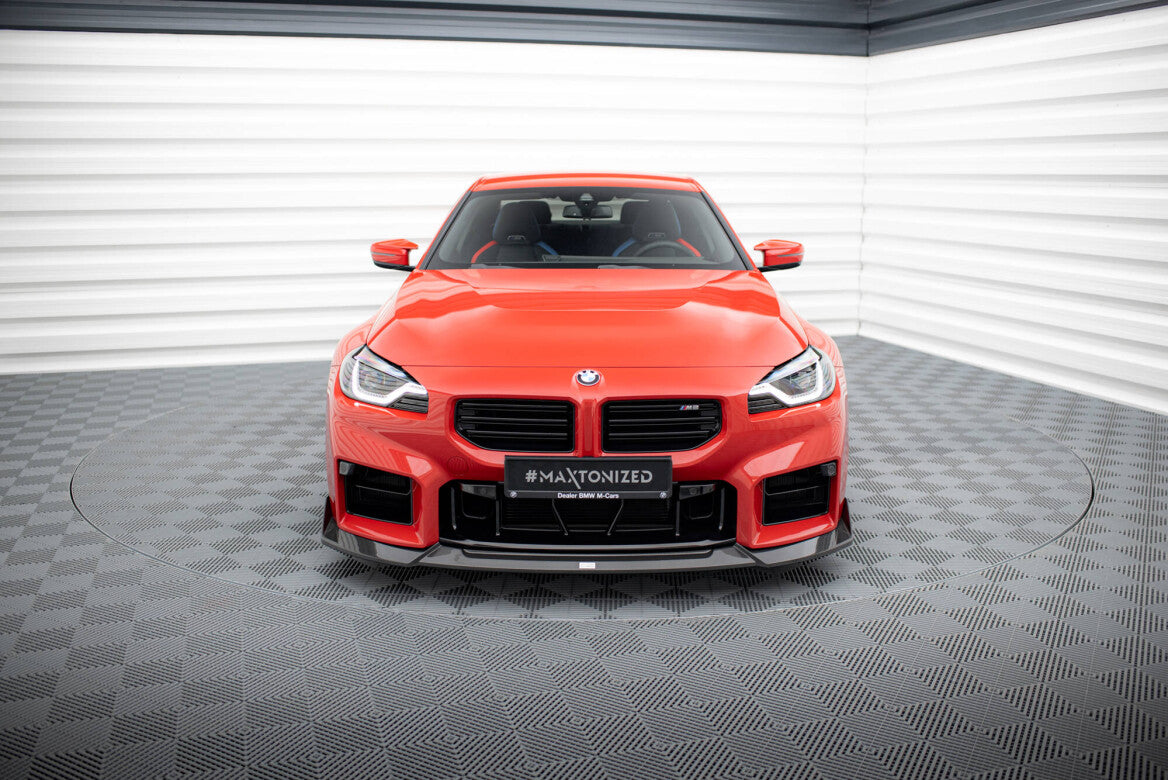 Carbon Fiber Cup Spoilerlippe Front Ansatz für BMW M2 G87   Maxton Design