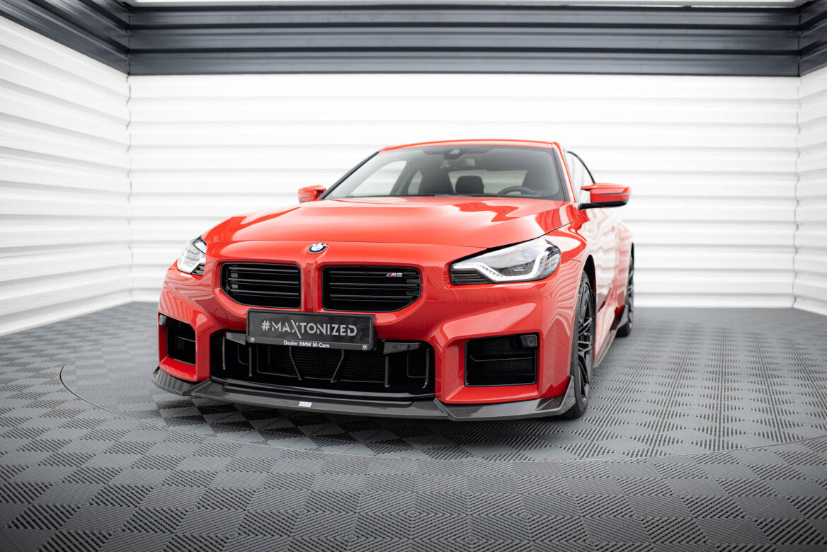 Carbon Fiber Cup Spoilerlippe Front Ansatz für BMW M2 G87   Maxton Design
