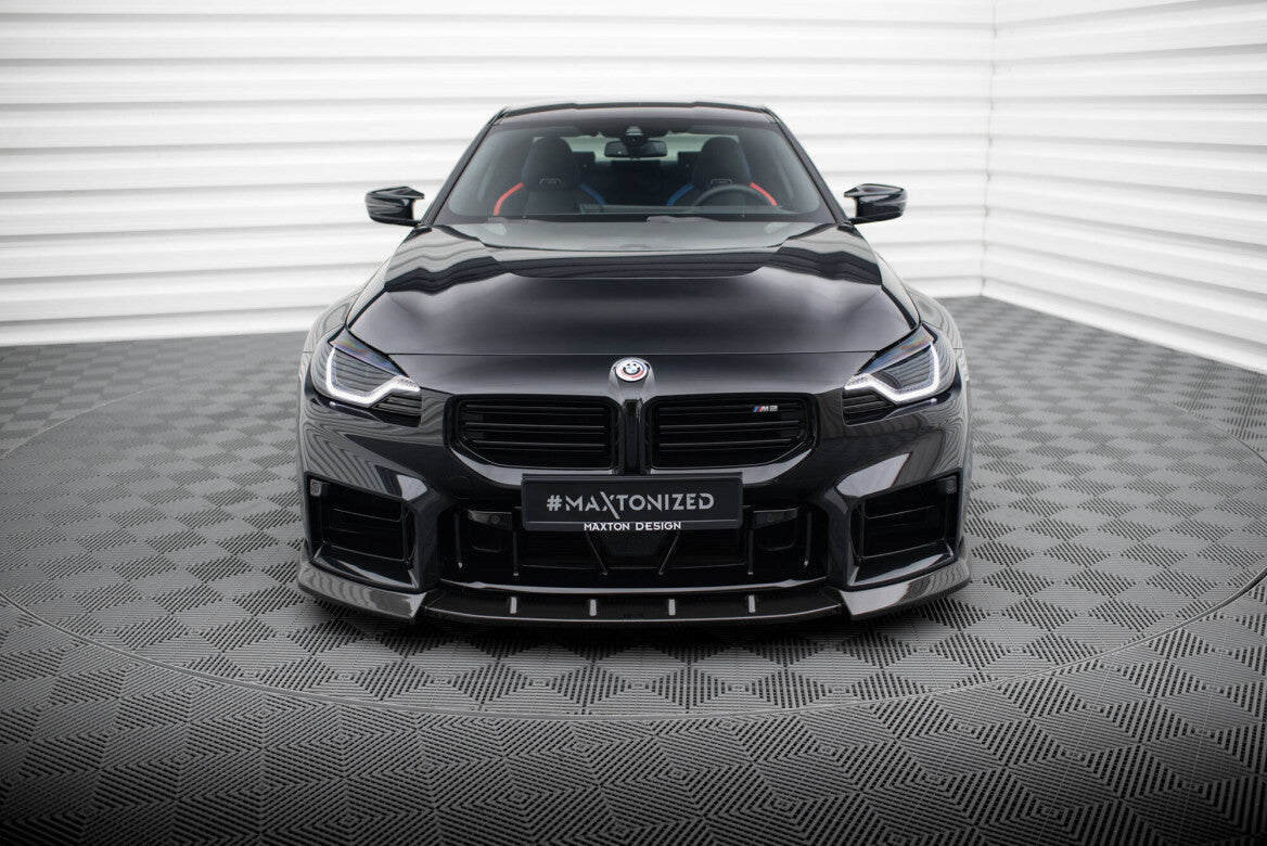 Carbon Fiber Cup Spoilerlippe Front Ansatz V.2 für BMW M2 G87   Maxton Design