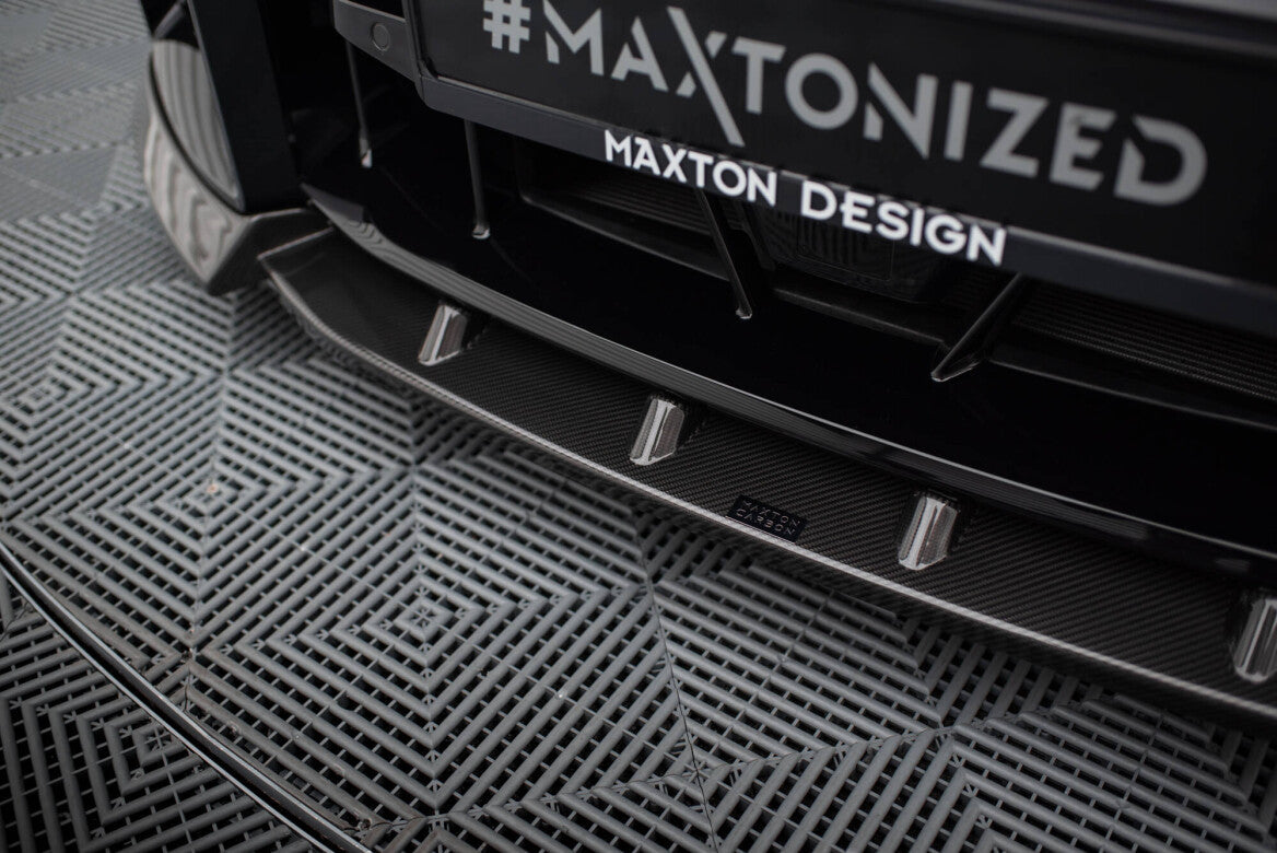 Carbon Fiber Cup Spoilerlippe Front Ansatz V.2 für BMW M2 G87   Maxton Design