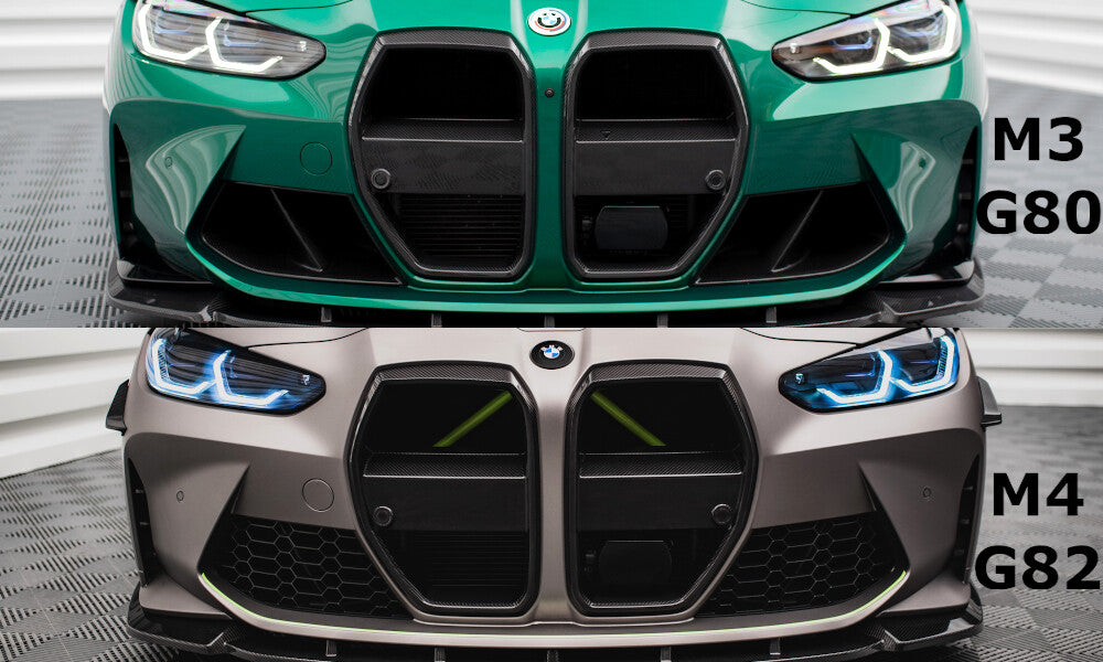 Carbon Fiber Front Kühler Grill für BMW M4 G82 / M3 G80   Maxton Design