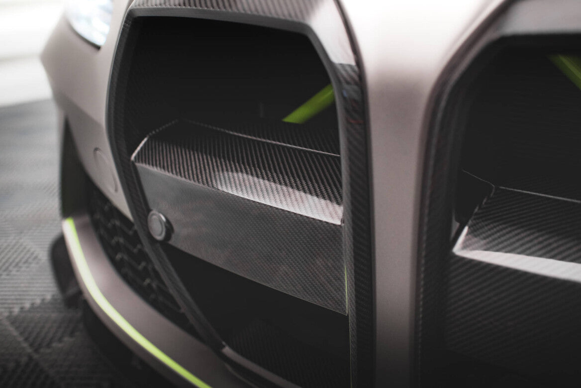Carbon Fiber Front Kühler Grill für BMW M4 G82 / M3 G80   Maxton Design