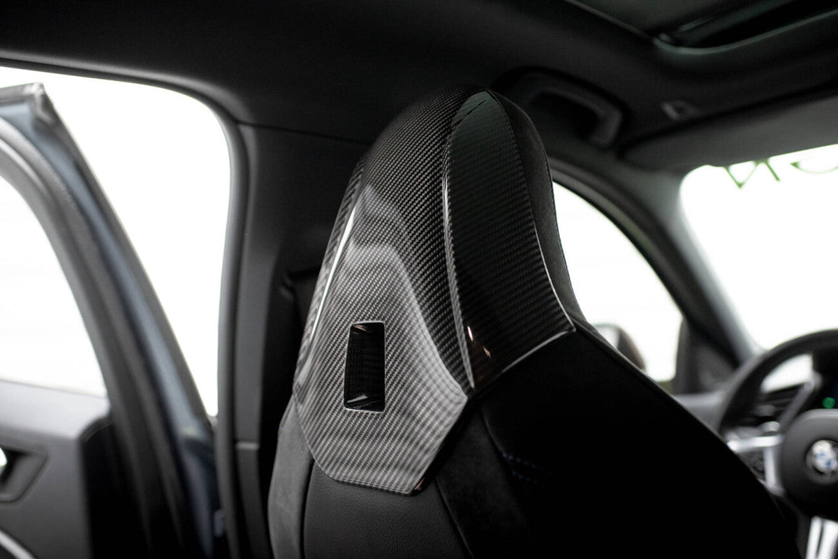 Carbon Kopfstützen Cover für BMW 1er F40 M135i   Maxton Design