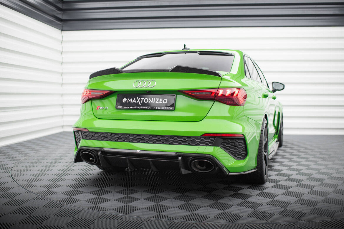 Carbon Fiber Heck Ansatz Diffusor für Audi RS3 Limousine 8Y   Maxton Design