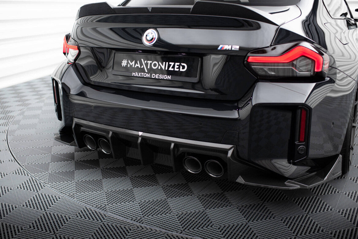 Carbon Fiber Heck Ansatz Diffusor für BMW M2 G87   Maxton Design