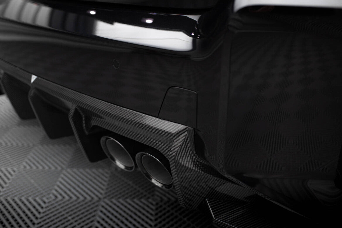 Carbon Fiber Heck Ansatz Diffusor für BMW M2 G87   Maxton Design