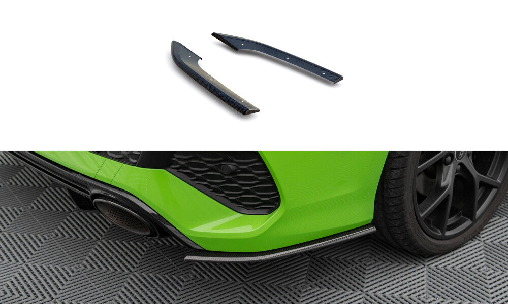 Carbon Fiber Heck Ansatz Flaps Diffusor für Audi RS3 Limousine 8Y   Maxton Design