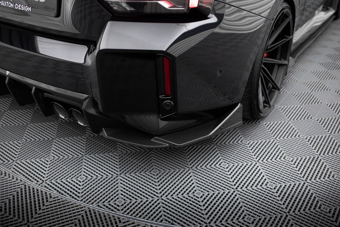 Carbon Fiber Heck Ansatz Flaps Diffusor für BMW M2 G87   Maxton Design