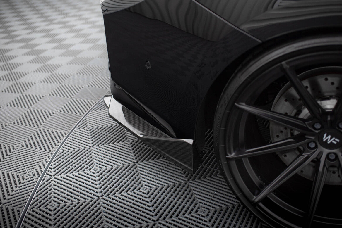 Carbon Fiber Heck Ansatz Flaps Diffusor für BMW M2 G87   Maxton Design