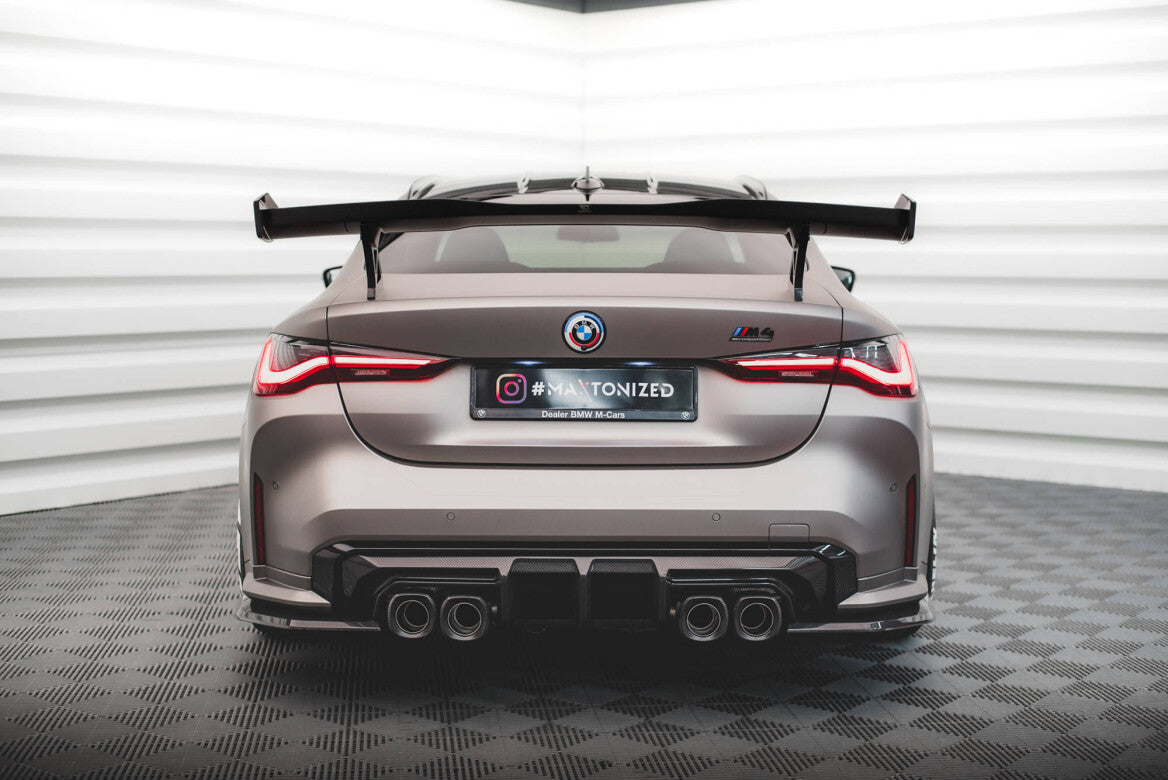 Carbon Fiber Heck Ansatz Flaps Diffusor für BMW M4 G82   Maxton Design