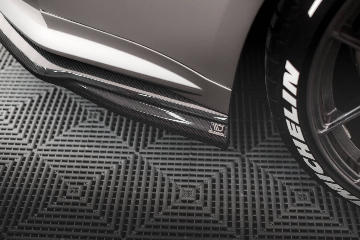 Carbon Fiber Heck Ansatz Flaps Diffusor für BMW M4 G82   Maxton Design