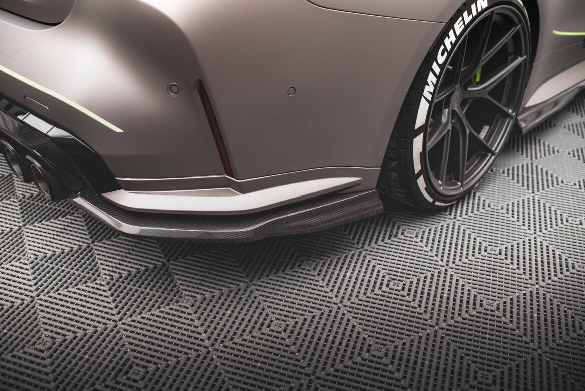 Carbon Fiber Heck Ansatz Flaps Diffusor für BMW M4 G82   Maxton Design