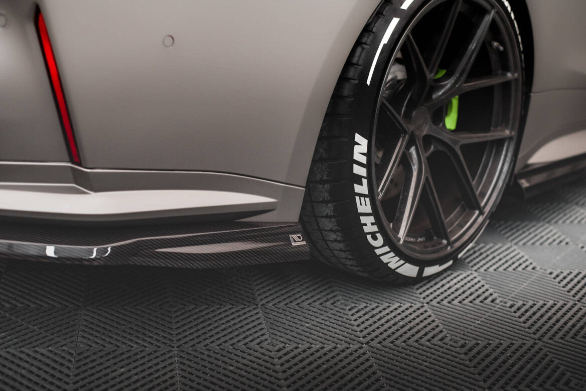 Carbon Fiber Heck Ansatz Flaps Diffusor für BMW M4 G82   Maxton Design