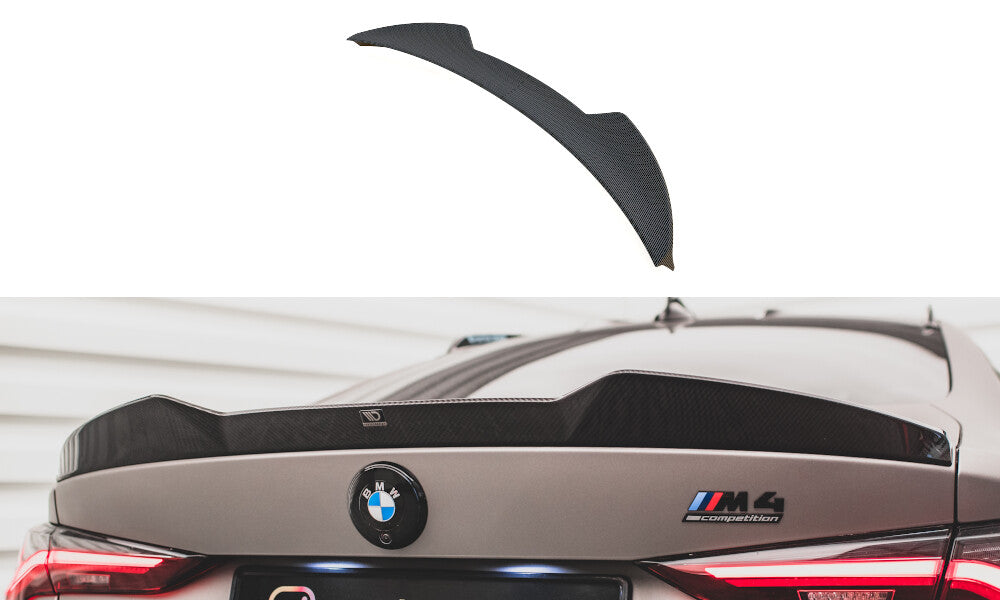 Carbon Fiber Heckklappen Spoiler für BMW M4 G82 / M440i G22 / 4 M-Pack G22   Maxton Design