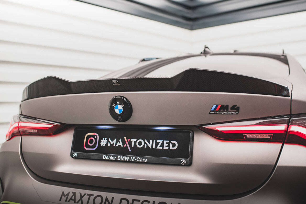 Carbon Fiber Heckklappen Spoiler für BMW M4 G82 / M440i G22 / 4 M-Pack G22   Maxton Design