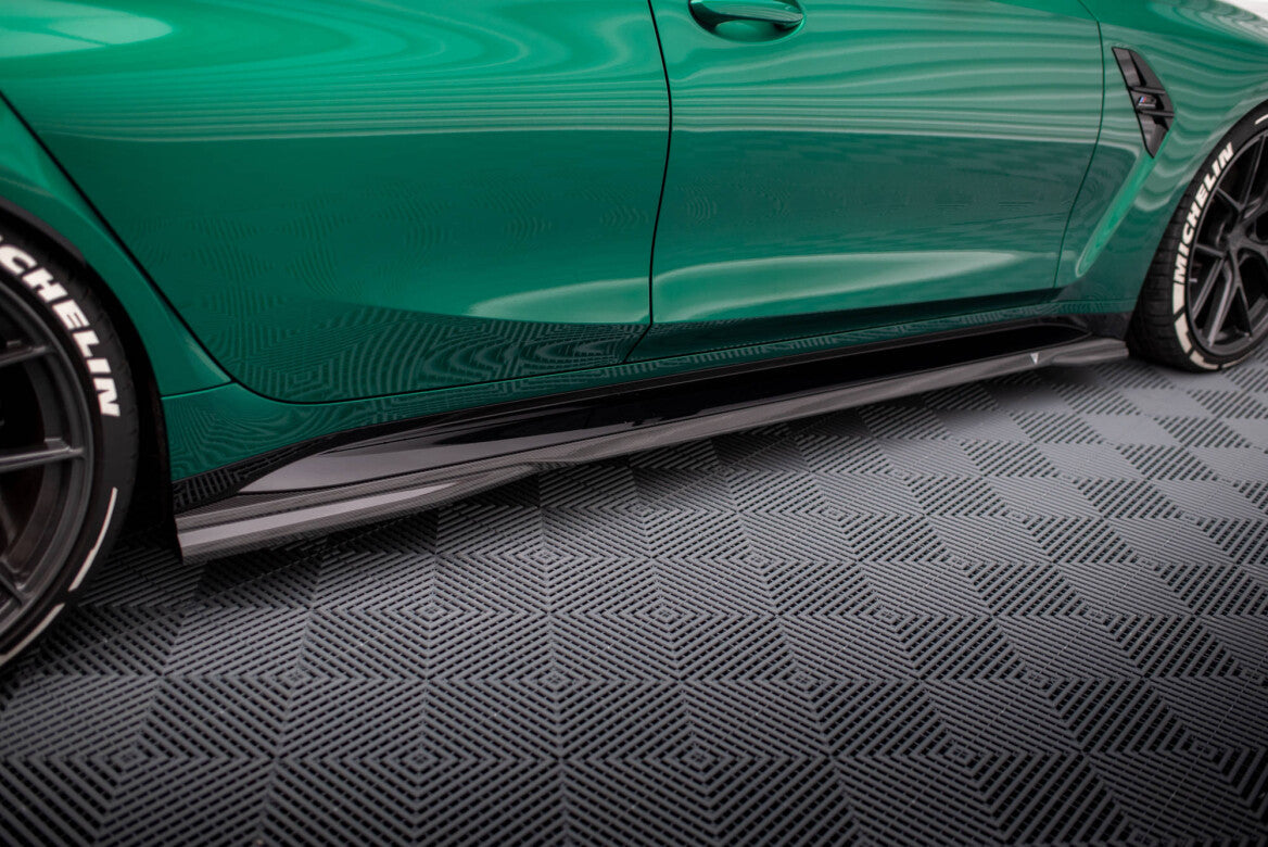Carbon Fiber Seitenschweller für BMW M3 G80   Maxton Design