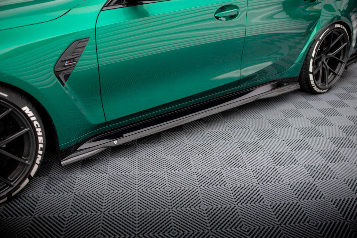 Carbon Fiber Seitenschweller für BMW M3 G80   Maxton Design