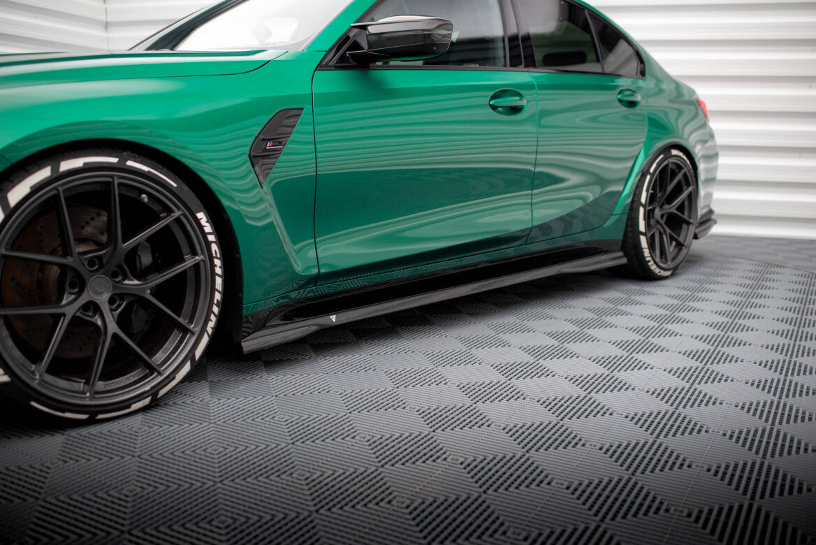 Carbon Fiber Seitenschweller für BMW M3 G80   Maxton Design