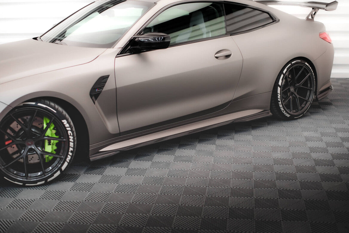 Carbon Fiber Seitenschweller für BMW M4 G82   Maxton Design