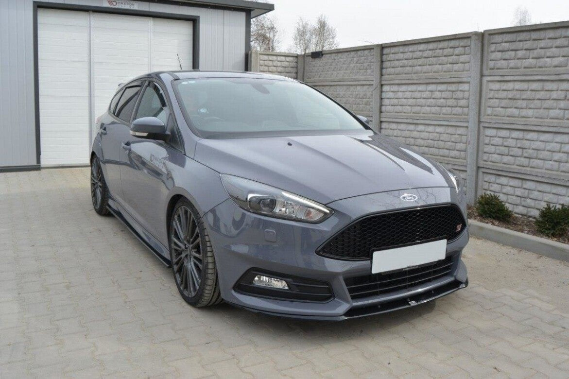 Cup Spoilerlippe Front Ansatz für Ford Focus ST Mk3 FL   Maxton Design
