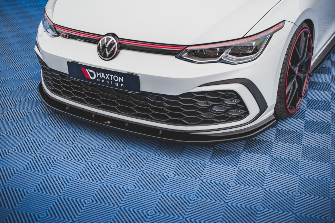 Cup Spoilerlippe Front Ansatz für VW Golf 8 GTI   Maxton Design