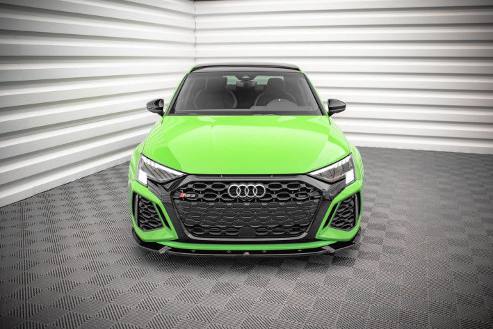 Cup Spoilerlippe Front Ansatz V.1 für Audi RS3 8Y   Maxton Design