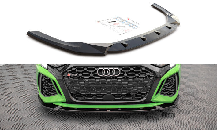 Cup Spoilerlippe Front Ansatz V.1 für Audi RS3 8Y   Maxton Design