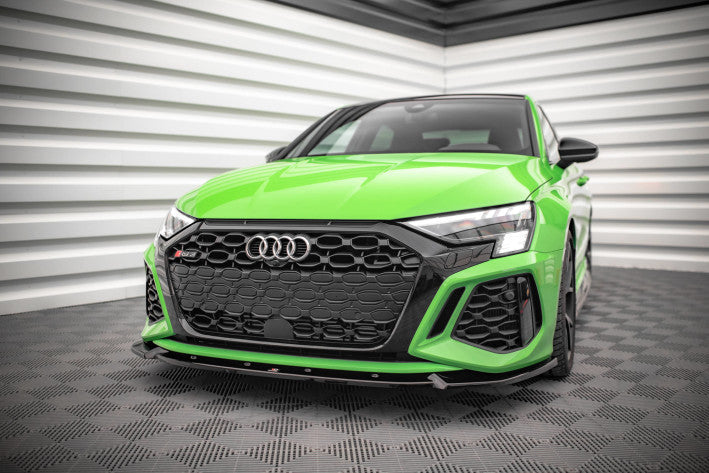 Cup Spoilerlippe Front Ansatz V.1 für Audi RS3 8Y   Maxton Design
