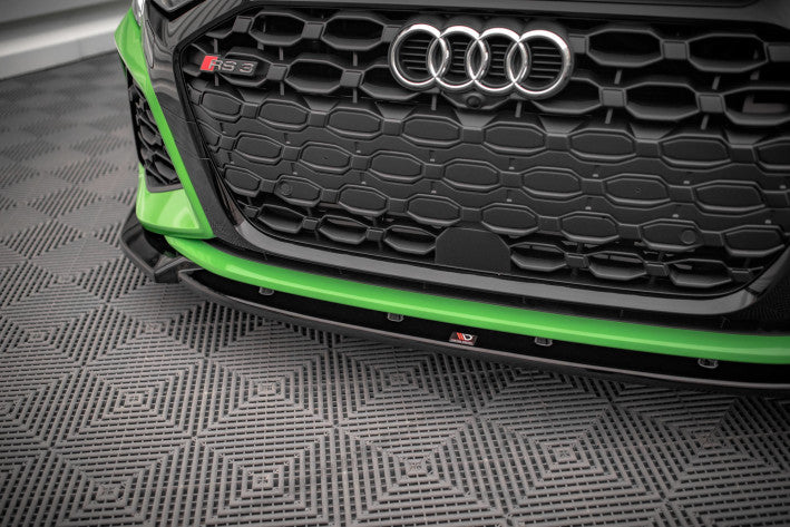 Cup Spoilerlippe Front Ansatz V.1 für Audi RS3 8Y   Maxton Design