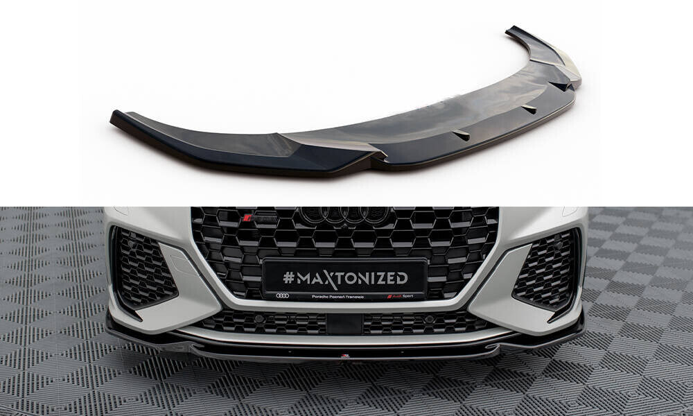 Cup Spoilerlippe Front Ansatz V.1 für Audi RSQ3   Maxton Design