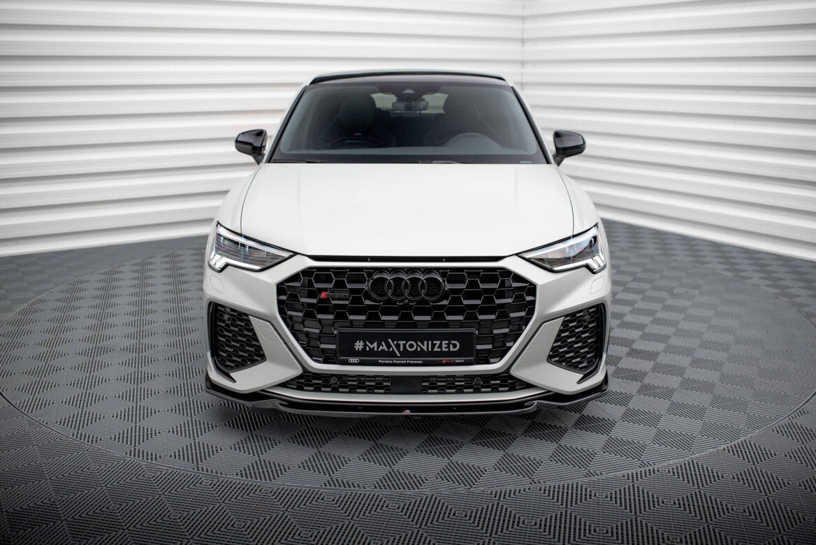Cup Spoilerlippe Front Ansatz V.1 für Audi RSQ3   Maxton Design