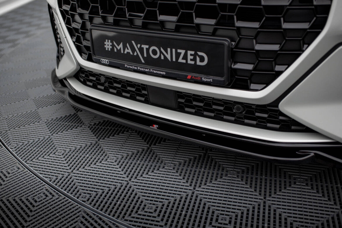 Cup Spoilerlippe Front Ansatz V.1 für Audi RSQ3   Maxton Design