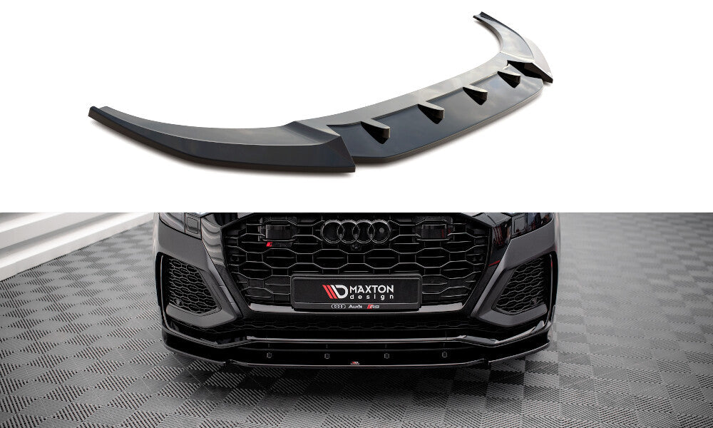 Cup Spoilerlippe Front Ansatz V.1 für Audi RSQ8   Maxton Design