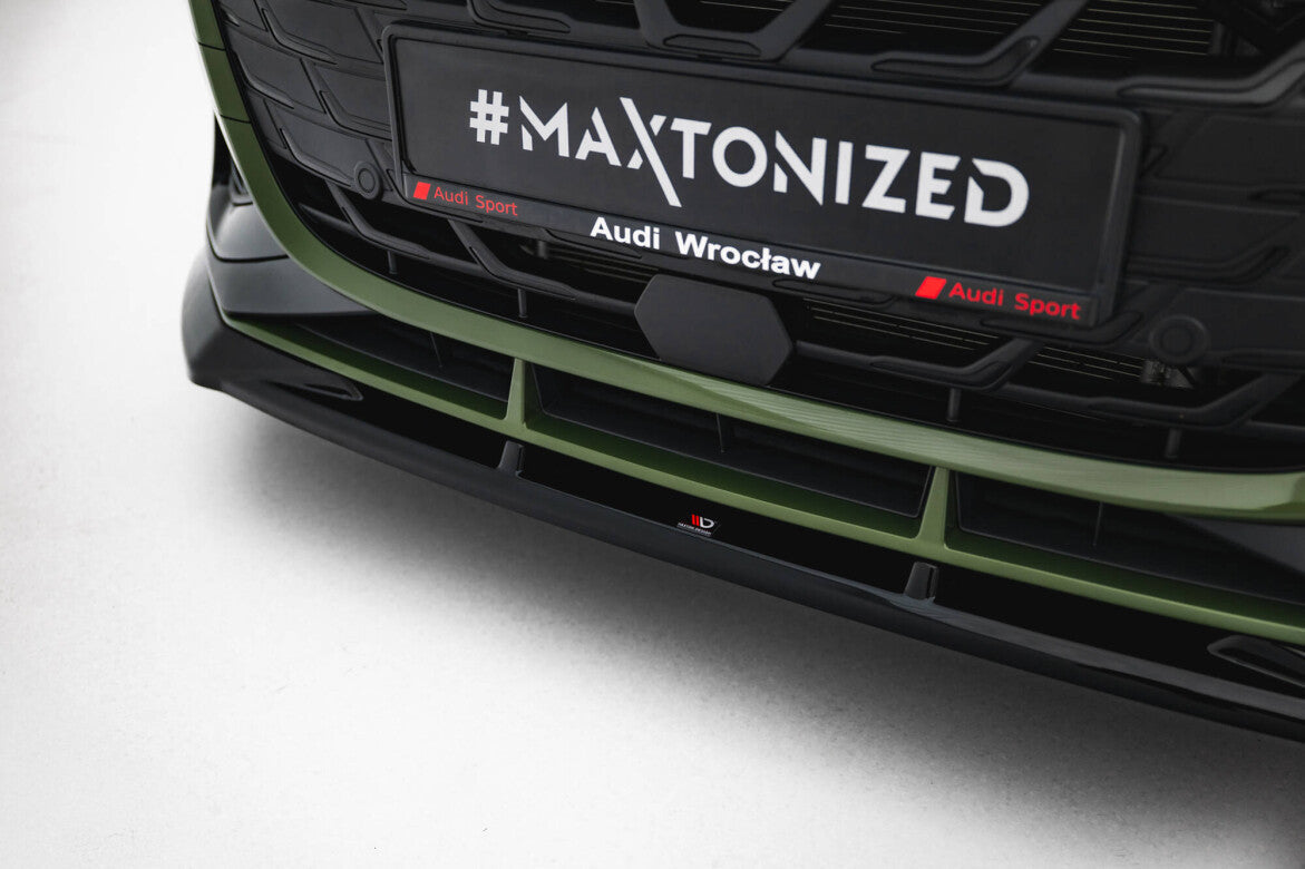 Cup Spoilerlippe Front Ansatz V.1 für Audi S3 / A3 S-line 8Y Facelift   Maxton Design