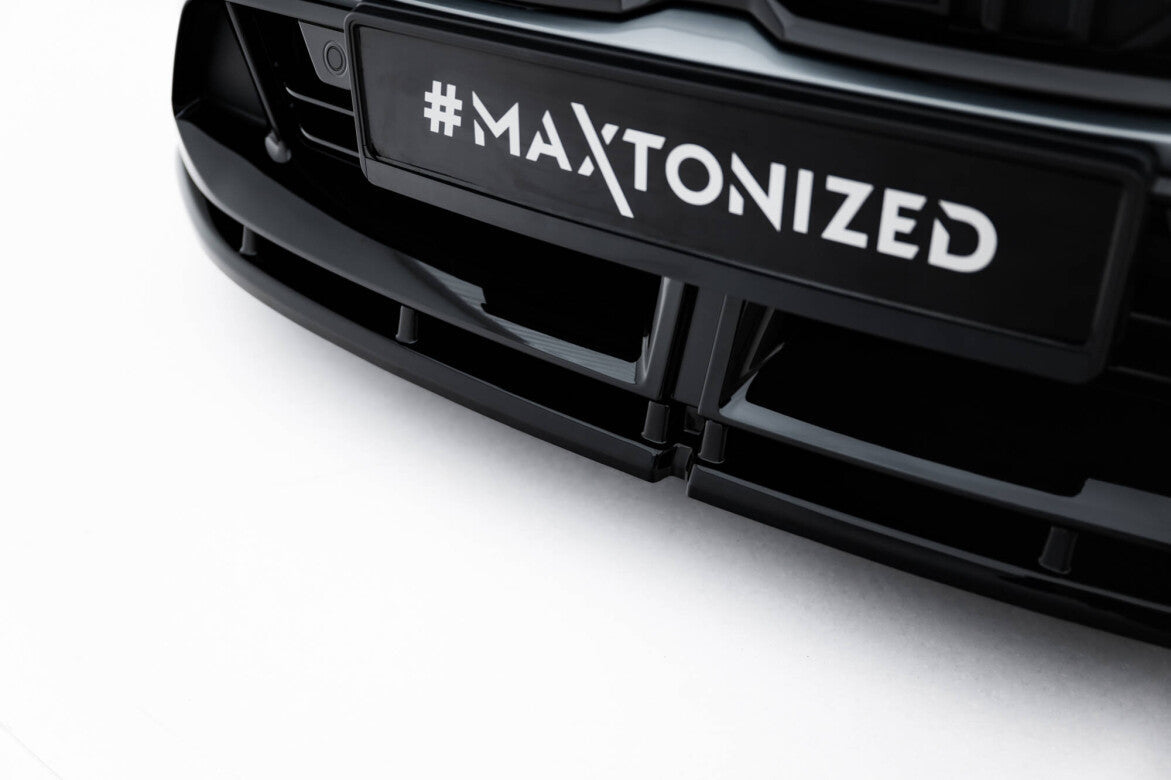 Cup Spoilerlippe Front Ansatz V.1 für BMW M135i / 1 M-Paket F70   Maxton Design