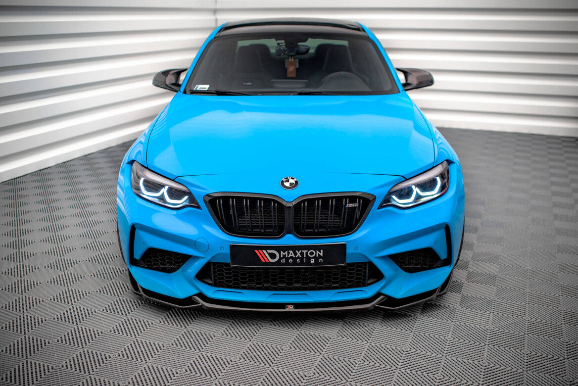Cup Spoilerlippe Front Ansatz V.1 für BMW M2 Competition F87   Maxton Design