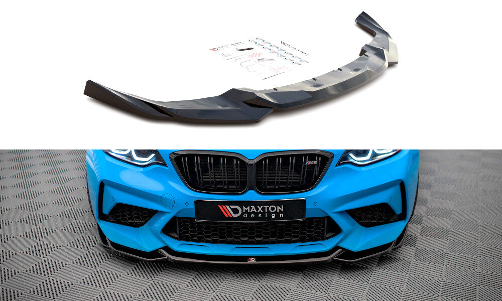 Cup Spoilerlippe Front Ansatz V.1 für BMW M2 Competition F87   Maxton Design