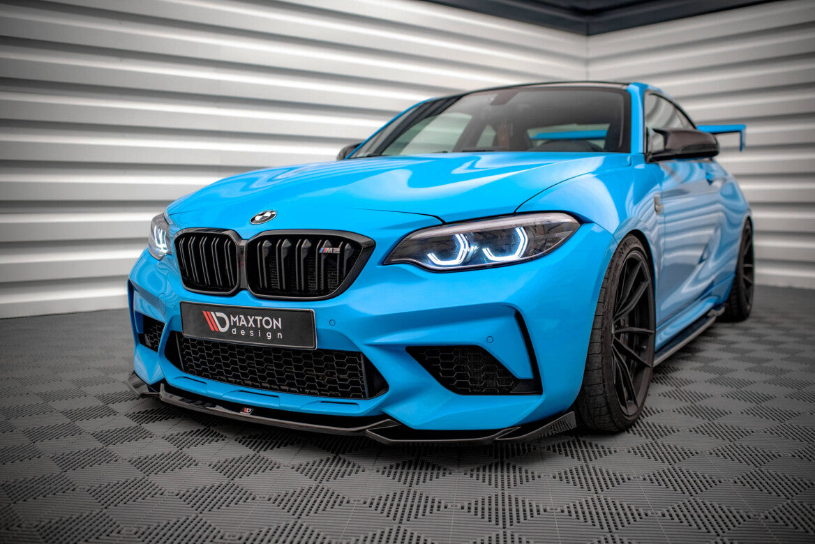 Cup Spoilerlippe Front Ansatz V.1 für BMW M2 Competition F87   Maxton Design