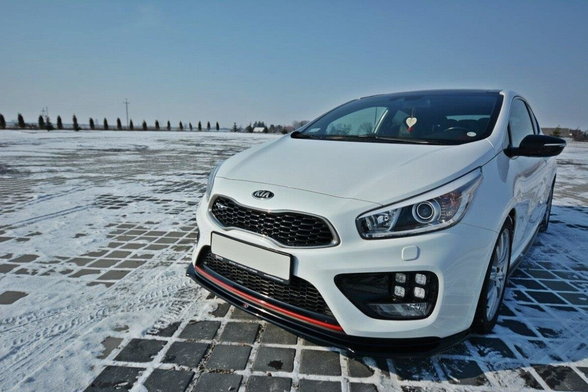 Cup Spoilerlippe Front Ansatz V.1 für KIA CEE"D / PRO CEE"D GT MK2   Maxton Design