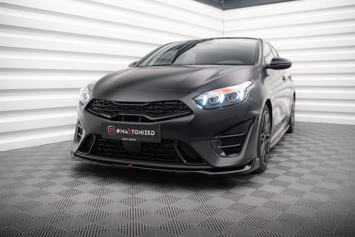 Cup Spoilerlippe Front Ansatz V.1 für Kia Proceed GT Facelift   Maxton Design