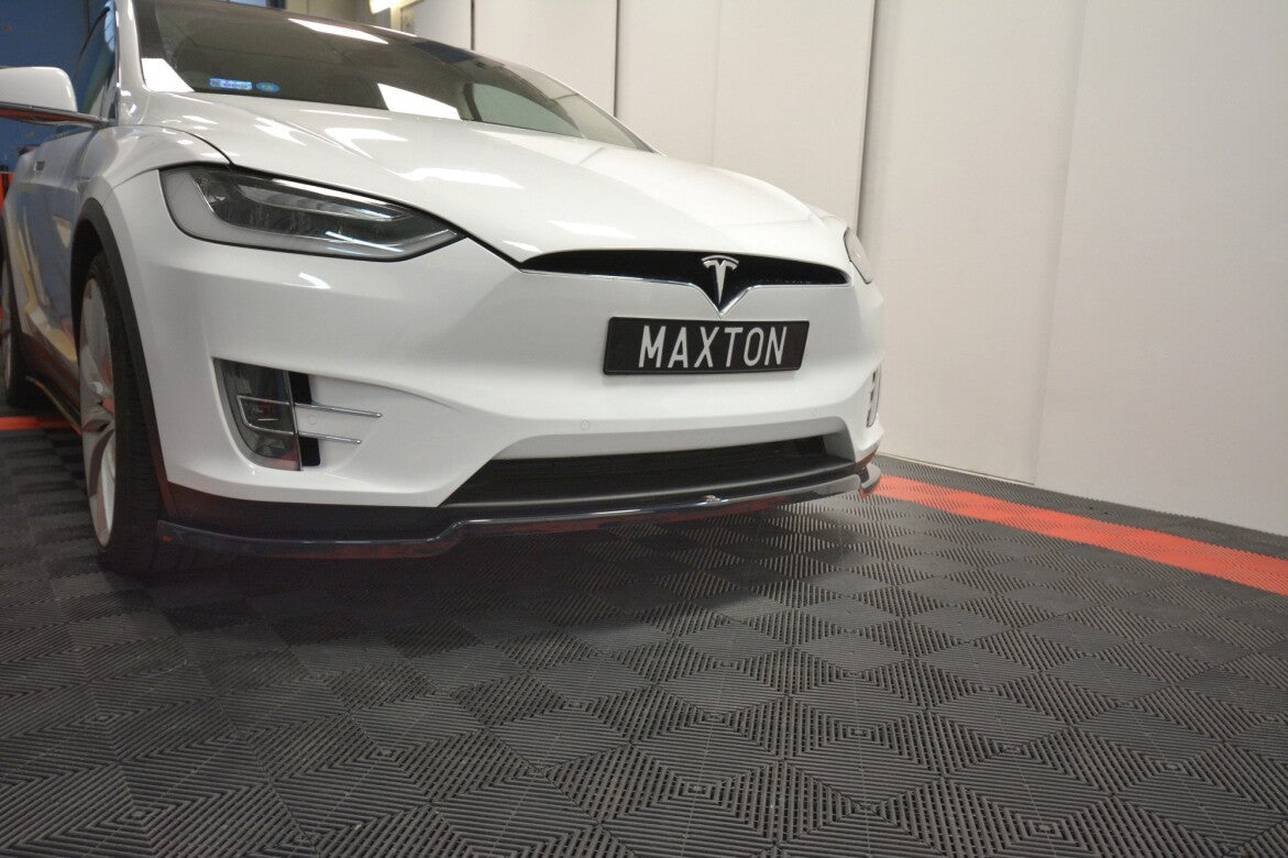 Cup Spoilerlippe Front Ansatz V.1 für TESLA MODEL X   Maxton Design