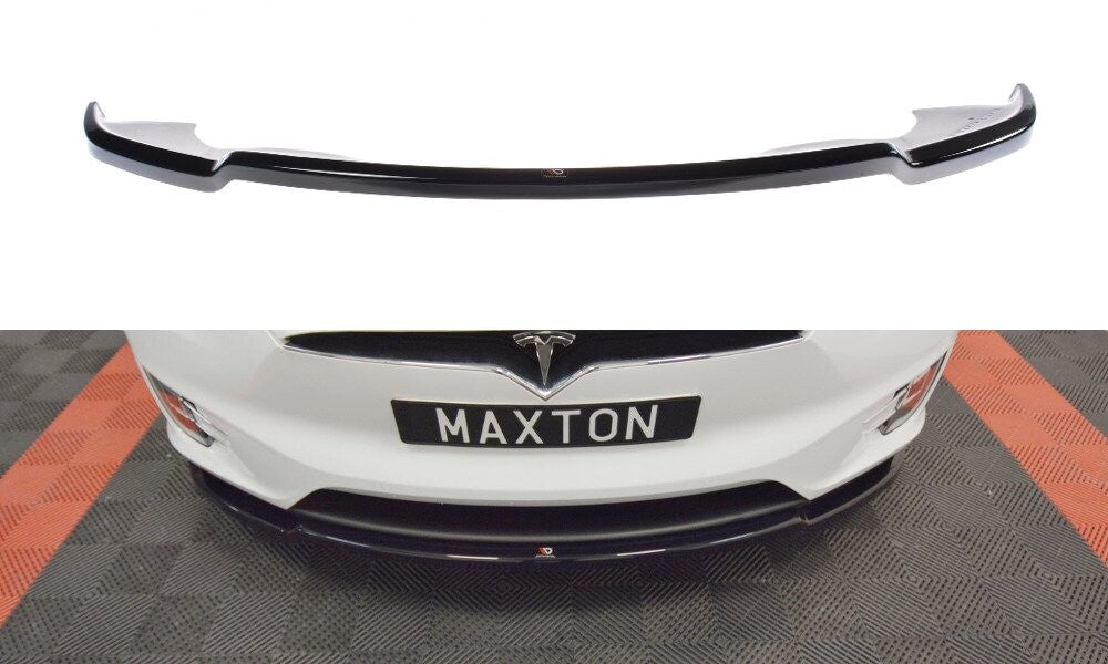 Cup Spoilerlippe Front Ansatz V.1 für TESLA MODEL X   Maxton Design