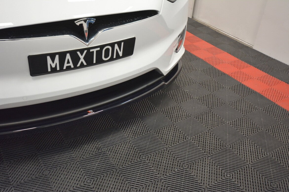 Cup Spoilerlippe Front Ansatz V.1 für TESLA MODEL X   Maxton Design